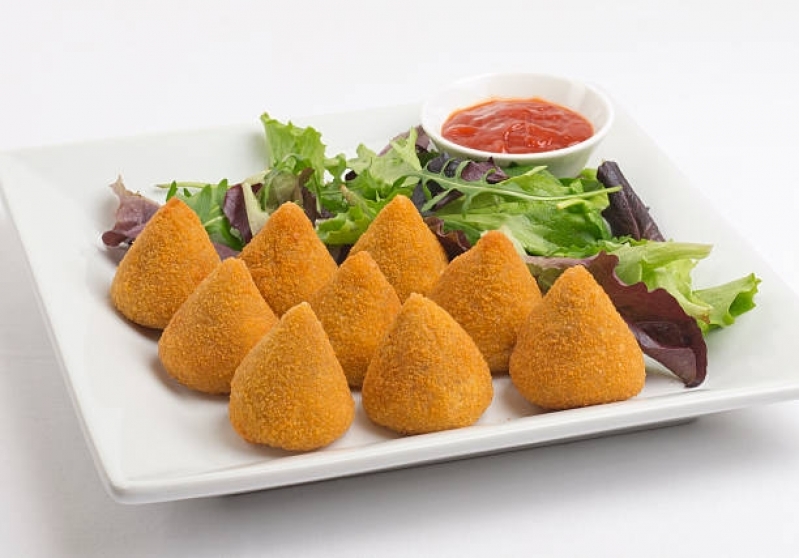 Coxinha Mini Parque Ypê - Mini Coxinha de Frango