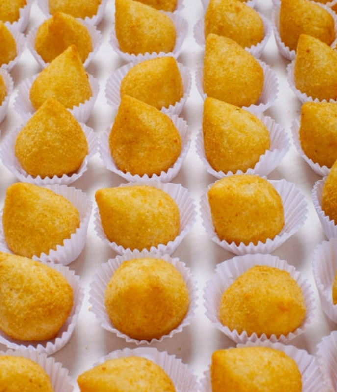 Mini Coxinha Frango Valores Santo André - Coxinha Mini