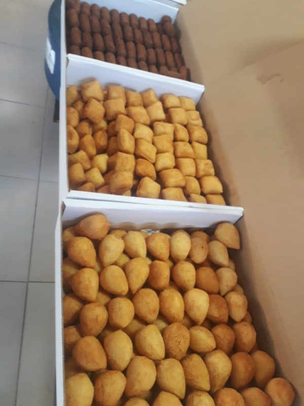 Mini Salgados Assados Ferraz de Vasconcelos - Mini Salgados Assados Congelados